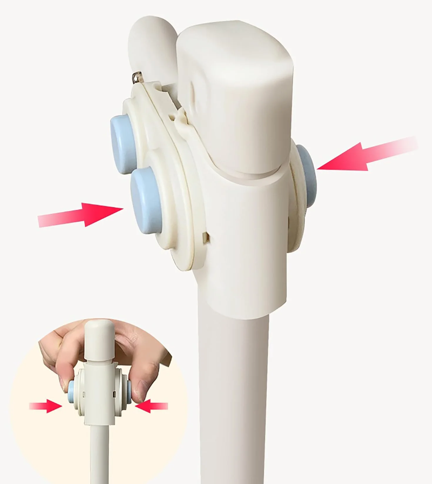 Primabobo Barierka Ochronna do Łóżka 140 cm Classic Beżowa – Składana, Bezpieczna, Uniwersalna, Zabezpieczenie dla Dzieci