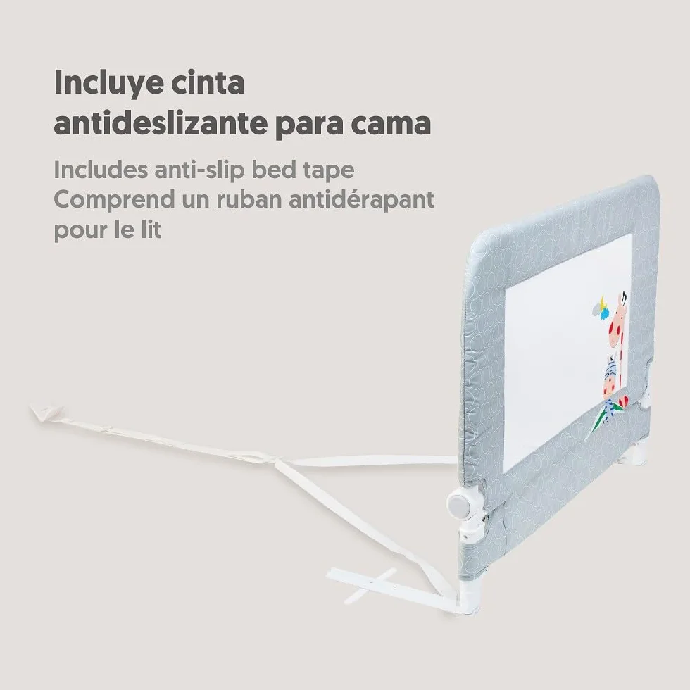 Interbaby Barierka bezpieczeństwa dla dzieci łóżko składane 90 cm | Bariera dla dzieci w wieku od 18 miesięcy do 5 lat | Łatwa instalacja poręcz łóżka dla dzieci, bezpieczne, kompatybilne z łóżkiem