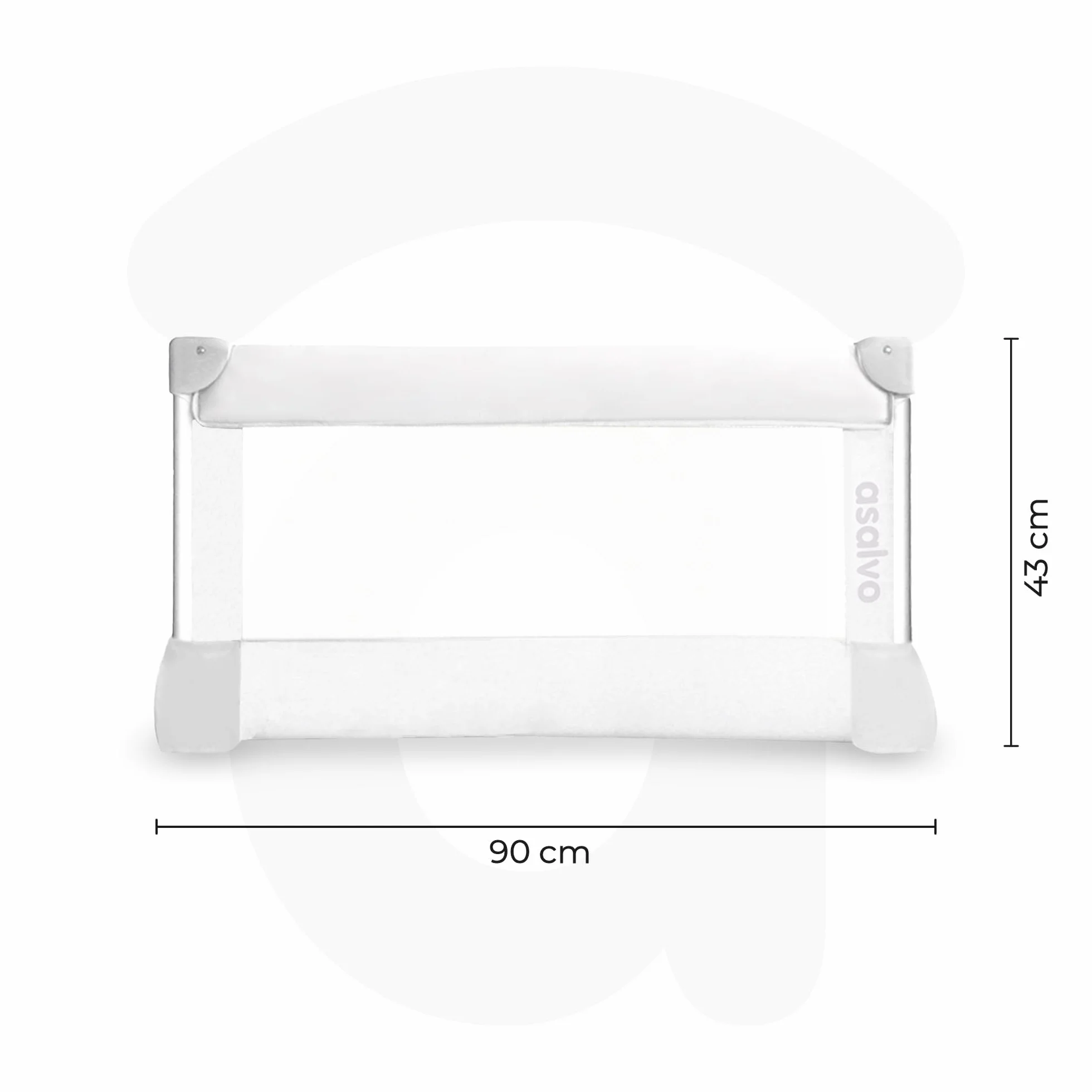 Asalvo Bed Guard 90 cm One Size