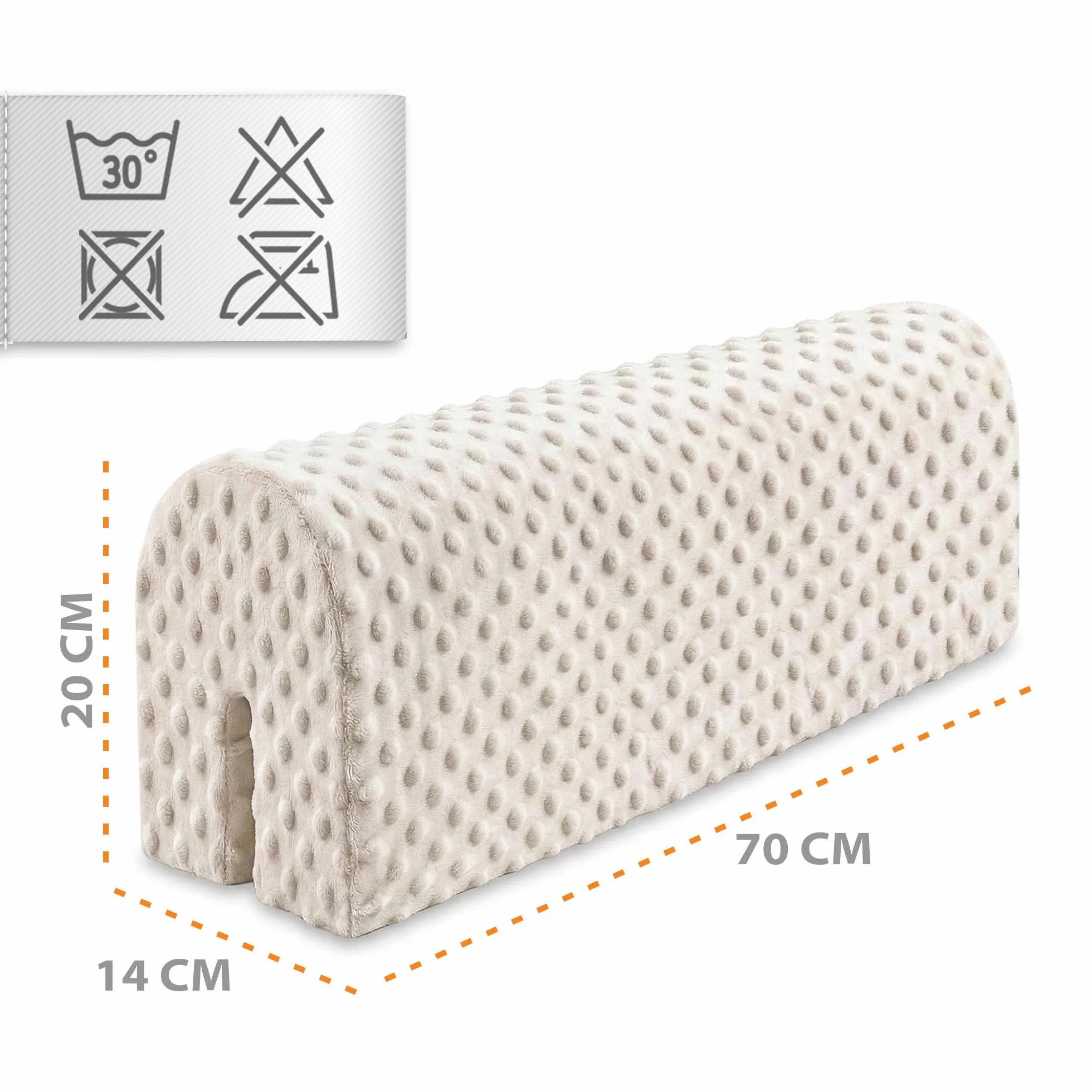 Zabezpieczenie krawędzi łóżka do łóżeczka dziecięcego 70 cm