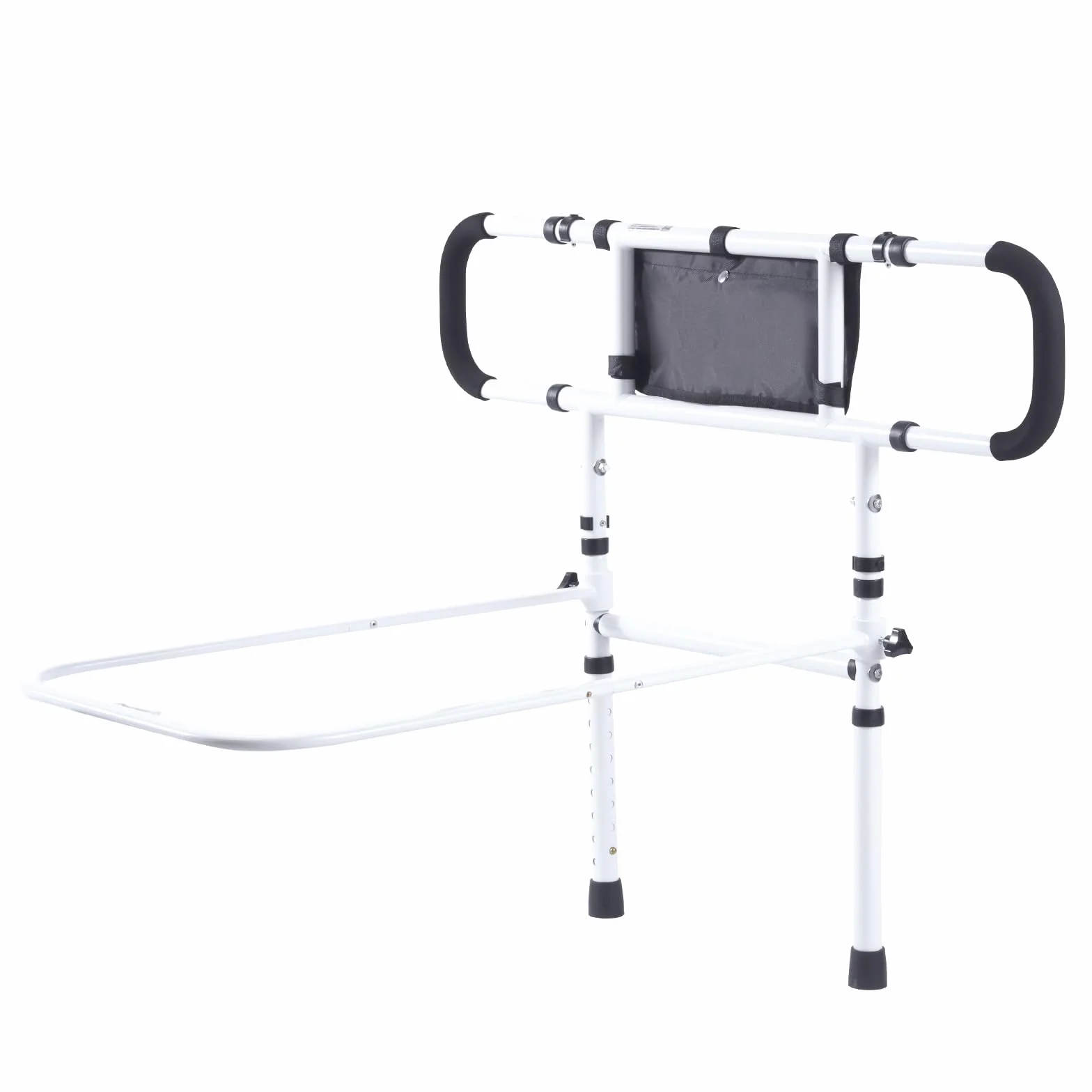VEVOR Poręcze łóżkowe dla starszych dorosłych 180° Składane balustrady łóżkowe dla osób starszych 450LBS