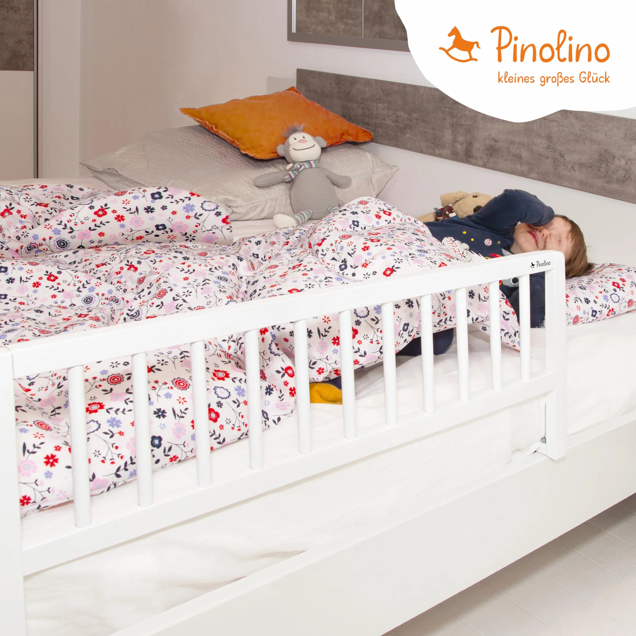 Pinolino 172418 Barierka Ochronna, Biały, 90 x 33 x 36 cm