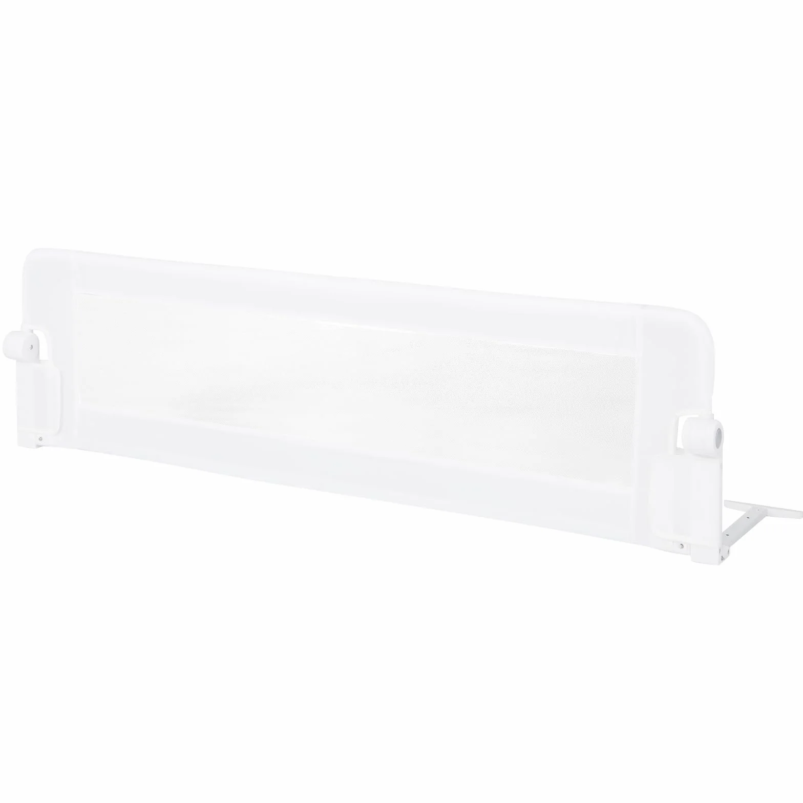 COSTWAY Kratka ochronna do łóżka, składana, 150 x 42 cm, z regulowanymi pasami, składana za pomocą jednego kliknięcia, ochrona przed wypadnięciem, składana w 180°, do łóżka kontynentalnego, łóżka