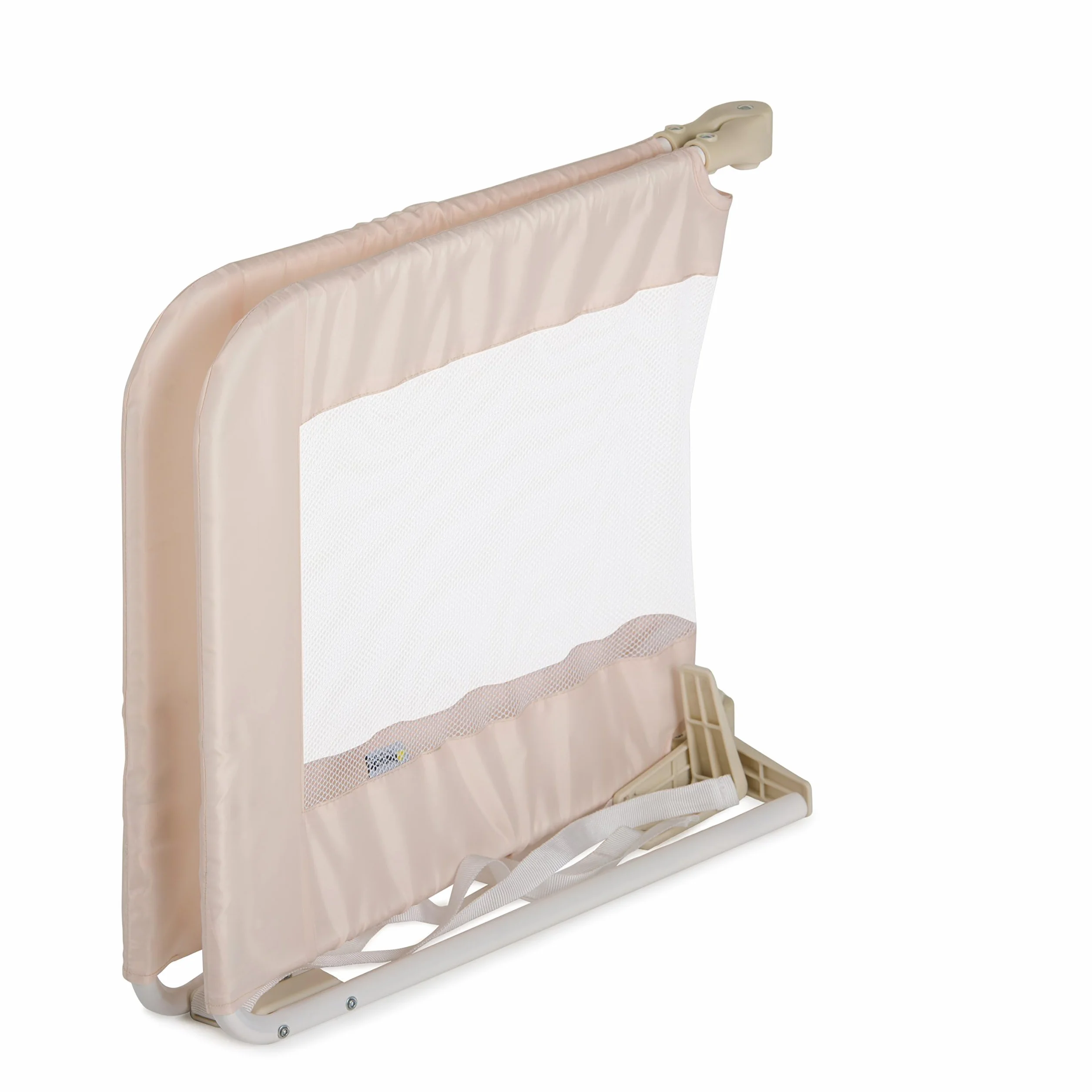 Hauck Sleep N Safe Plus kratka ochronna na łóżko dla niemowląt, dzieci, dorosłych i seniorów, składana, 108 cm długości x 44 cm wysokości, jasnoszare beżowa