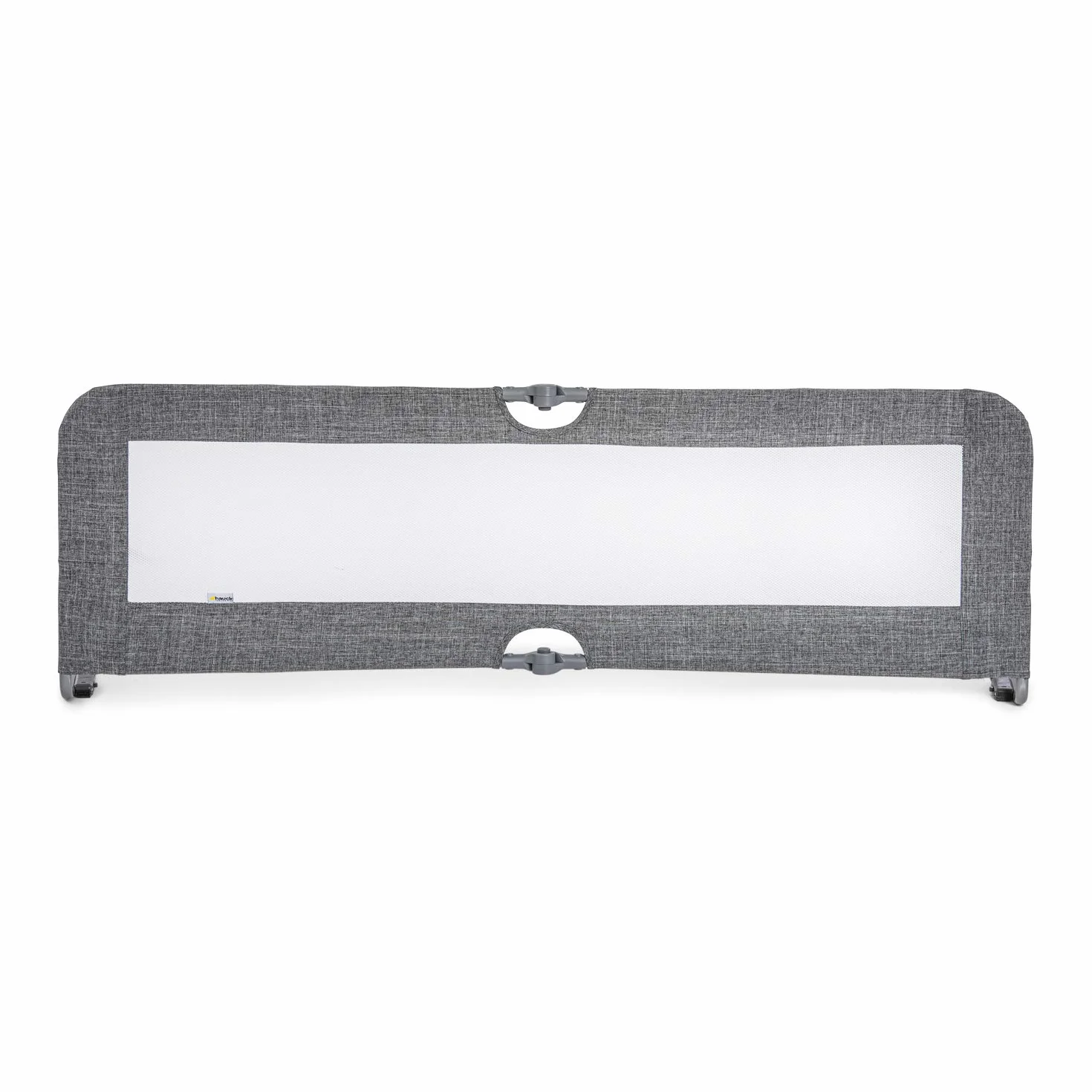 Hauck Sleep N Safe Plus XL kratka na łóżko, dla bezpieczeństwa podczas snu, 150 x 50 cm, przenośna, składana, szara
